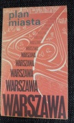 Warszawa plan miasta mapa 1984 r.