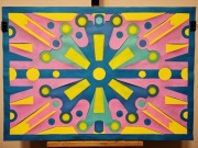 Obraz kolorowa mandala Perun