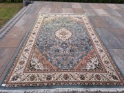 Duży dywan Indo Kashan 200x310 cm  ręcznie tkany  wełna  elegancki