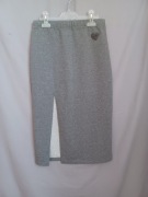 Szara srebrna spódnica 38/M midi z rozcięciem mimi nowa