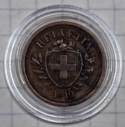 #2783 Szwajcaria 1 rappen 1919 ładna rzadsza