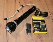 latarka nurkowa 7 diodowa XML-2/ 7000lm