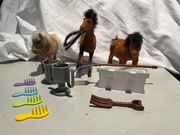 Zestaw figurek koni figurki konie kucyk akcesoria