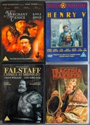 Shakespeare Szekspir 4 x DVD kolekcja Orson Welles Pacino Polański Olivier