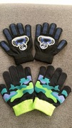 Rękawiczki dziecięce 5-7 lat, stan dobry, dwie pary