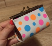 Babcinka portfel groszki na bigiel 