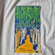 Bory Tucholskie bardzo dokładna mapa PRL 