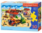 puzzle 30 el. House in construction Castorland B-03686-1