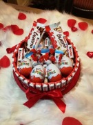 Small Cake With Kinder Sweets