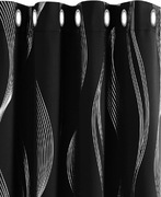 Deconovo Zasłony Zaciemniające z oczkami, 138x132 cm