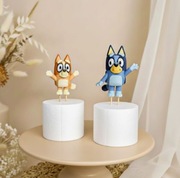 Figurka z masy cukrowej Bluey Bingo dla dziecka na tort urodziny