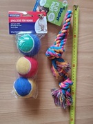 szarpak i piłki dla psa