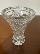 Wazonik kryształowy z czasów PRL lata 70 te 20 wieku Vintage mały 