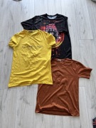 Zestaw 3 koszulek – Tommy Hilfiger, Gucci + T-shirt z nadrukiem