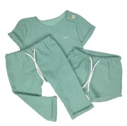 Handmade Muślinowy komplet 