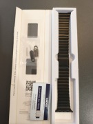 Pasek metalowy do smartwatcha czarny 35 mm rozciągany