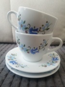 Lubiana filiżanki 2szt 200 ml spodek Paula wzór kaszubski