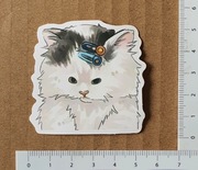 Naklejka - scrapbook -  kociak
