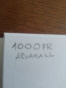 1000 PUNKTÓW ROZW. DO INWENTARZA ARVAHALL