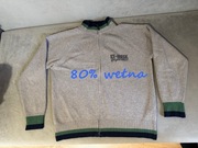 Sweter męski rozsuwany sportowy 80% wełna Big Star r. XXL-idealny stan