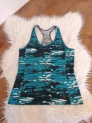 Crivit sportowa bokserka top fitness turkus czarny M/L