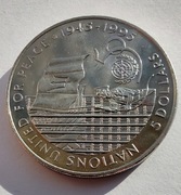 BARBADOS 5 Dollars 1995 ONZ okołoMENNICZA b.rzadka