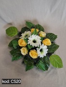 Stroik na grób cmentarz kompozycja kwiaty wiązanka nagrobna 