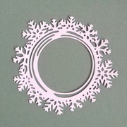 Scrapki Papierowe - Boże Narodzenie Wianek Śnieżynki Gwiazdki.