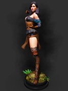 Figurka druk 3D żywica " Yennefer - F827 "- 120 mm
