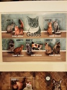 Gwinea Bissau 2010 Mi 4575-9   arkusz koty idealna pozycja