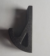 Wieszak na większe przedmioty - Solidny uchwyt 7 cm, 2 śrubki w zestawie