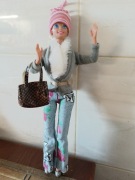 Ubranko dla lalki barbie zestaw 7 częściowy 