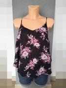 Tally Weijl * letni top zwiewna bluzka w kwiaty luźna * 36 S