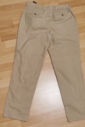 Tommy Hilfiger - beżowe eleganckie bawełniane spodnie roz. 32/34