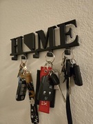 Wieszak na Klucze "HOME" - Samoprzylepny.