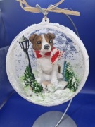 Bombka3d Z  ręcznie wykonanym Jack Russell Terrier