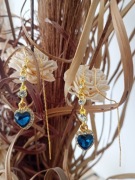 Kolczyki serduszka cyrkonie 