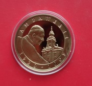 10 ZŁOTYCH JAN PAWEŁ II 2005 rok - srebro AG plater AU