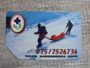 Karta telefoniczna Grupa Karkonowska GOPR