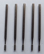 Mini frez jubilerski walcowy fi 1,6 i 1,7 mm zestaw 5 sztuk