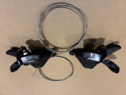 Manetki RapidFirePlus 2way release komplet L+P Shimano Deore 3x9 SL-M590 