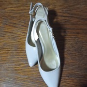 Piękne, srebrne, szpilki, sandałki, damskie, czółenka, na obcasie, 