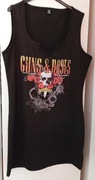 Sukienka Tunika Rockowa Czaszka Czarna Nowa Guns&Rose XXL Shein