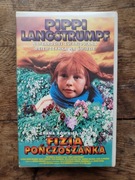 Pippi Langstrumpf Fizia Ponczoszanka VHS