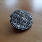 guzik guziki PRL metalowy metal kratka [21]