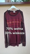 Bluzka wełniana termiczna rozmiar L