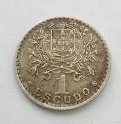 276. Moneta Portugalia 1 eskudo 1968 rok  