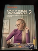 Zestaw podręczników ,,Krok w biznes i zarządzanie” 1 i 2 część 