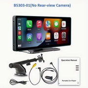 CarPlay Przenośny Odtwarzacz Multimedialny HD z Ekranem Dotykowym 