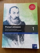 Ponad słowami 1 część 2. Podręcznik zakres podstawowy i rozszerzony